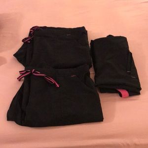 Black scrubs